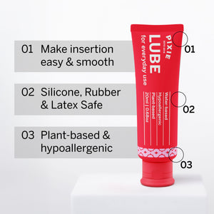Pixie Cup Lube | Water based, fragrance free menstrual cup lube Pixie Cup Lube | Water based, fragrance free menstrual cup lube