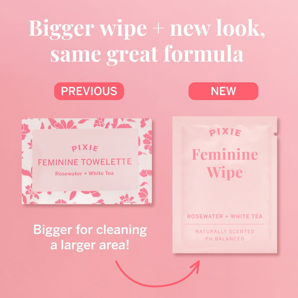 Individually Wrapped Wipes - Rosewater
