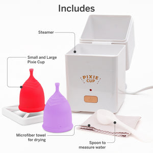 Steamer + Cup Bundle