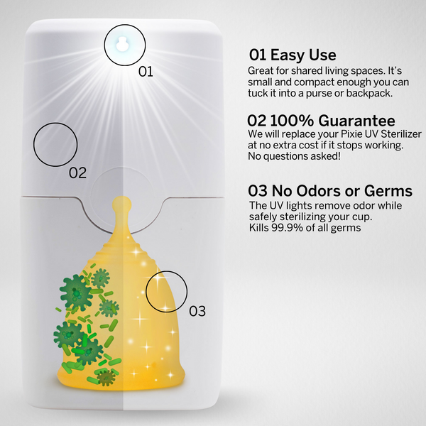 Pixie Menstrual Cup UV Sterilizer